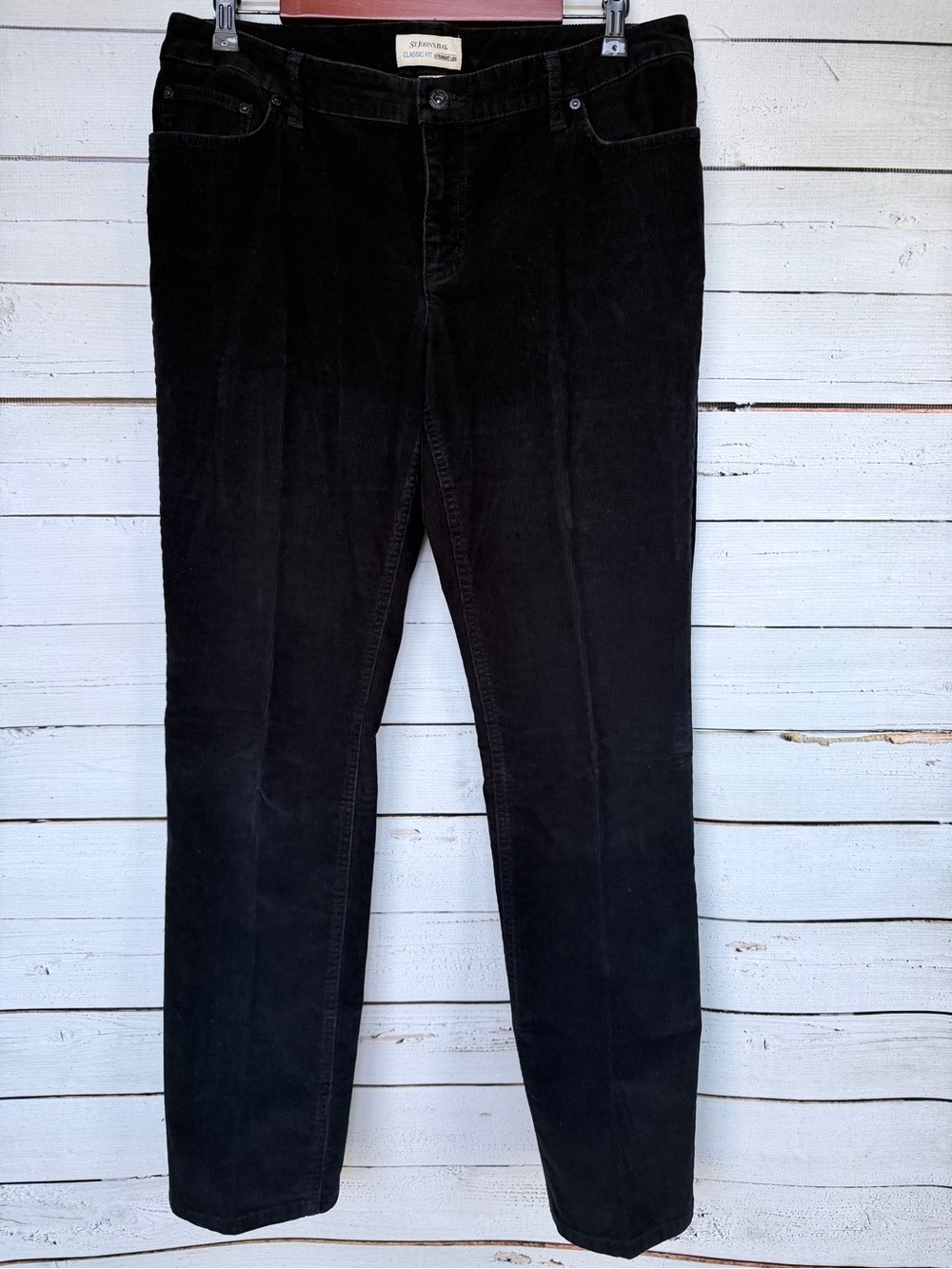 St. John’s Bay Classic Fit Straight Leg Corduroy Pants Size 12 Average